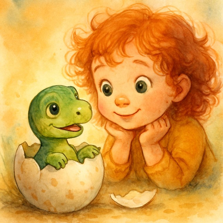 An illustration from a personalised Storykin book
